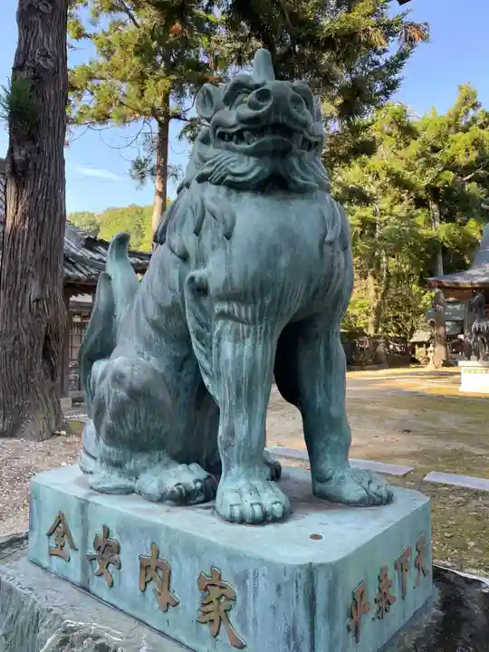 一宮神社の狛犬
