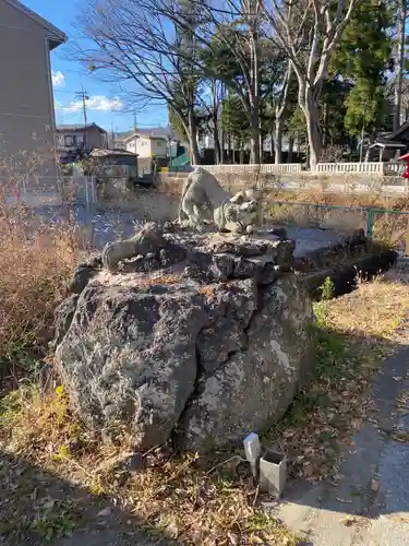 小室浅間神社の狛犬