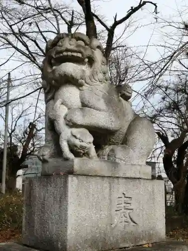 千代ケ岡八幡宮の狛犬