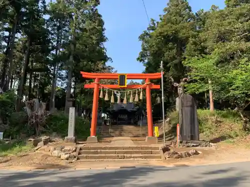 府中日吉神社の鳥居