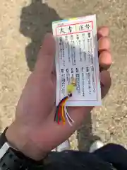 豊國神社のおみくじ