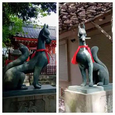 藤神稲荷神社の狛犬