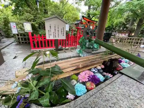 新田神社の手水舎
