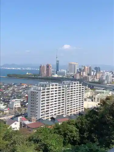 鷲尾愛宕神社の景色