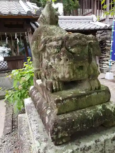 福島八幡宮の狛犬