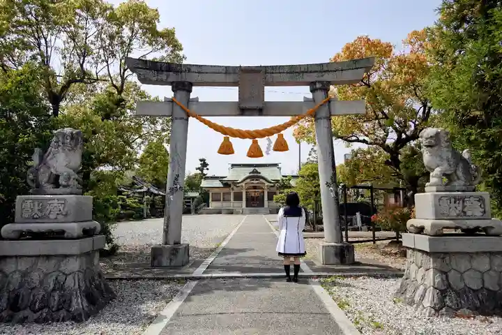 今川八幡宮の鳥居