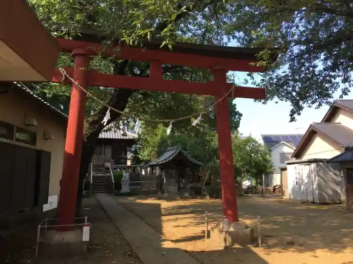 原稲荷神社の鳥居