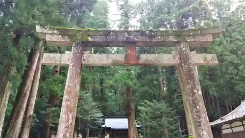 室生龍穴神社の鳥居