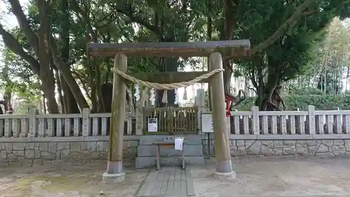 常陸第三宮　吉田神社の鳥居