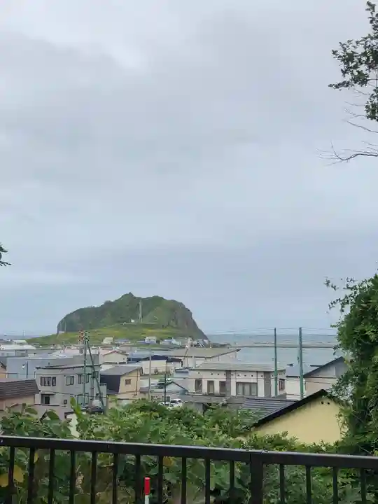 様似住吉神社の景色