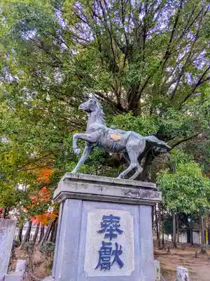 井出神社の狛犬