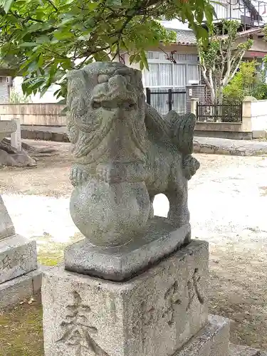 山王春日神社の狛犬