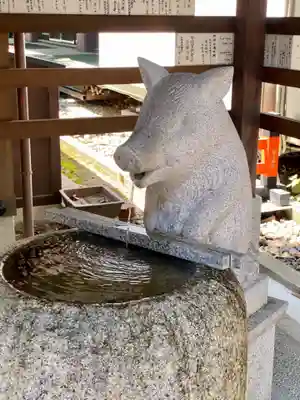 護王神社の手水舎
