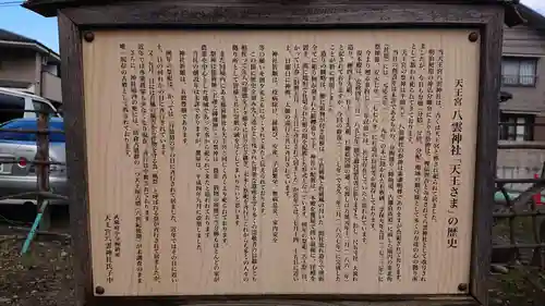 天王宮八雲神社の歴史