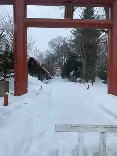 永山神社の鳥居