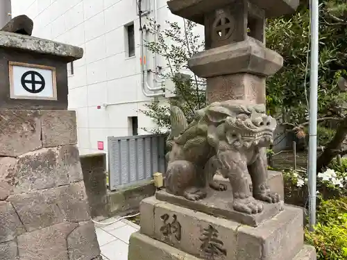 松原神社の狛犬