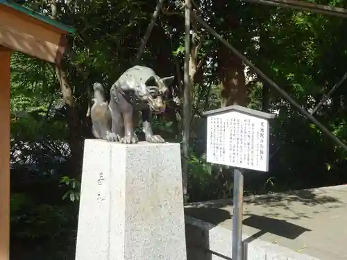 稲毛神社の狛犬