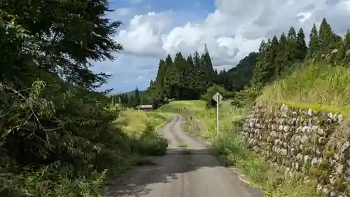 白山神社の周辺