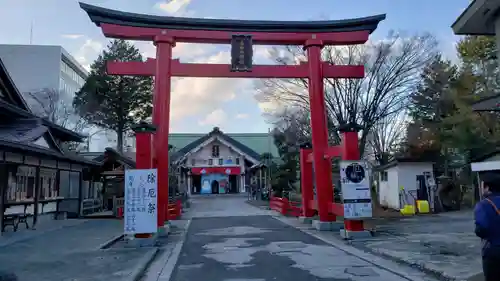 善知鳥神社の鳥居