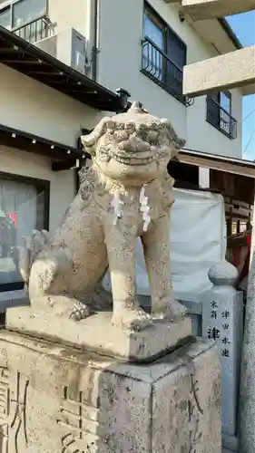 沖田神社の狛犬