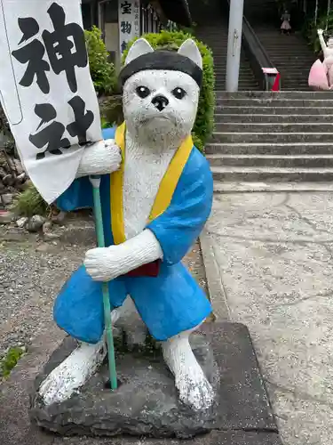 桃太郎神社の狛犬