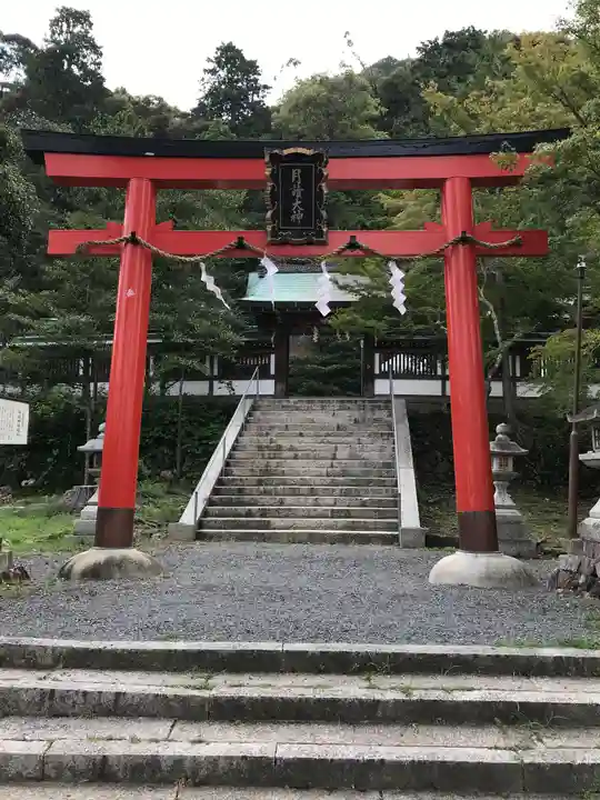 月読神社(松尾大社摂社)の鳥居