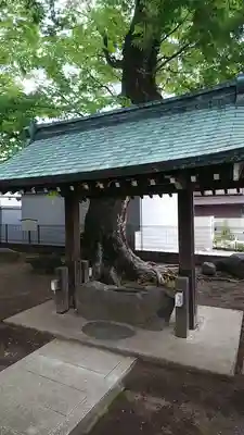楊原神社の手水舎