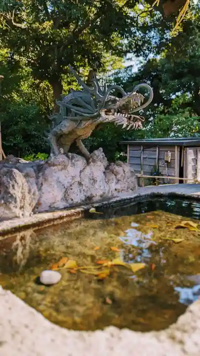菊田神社の手水舎