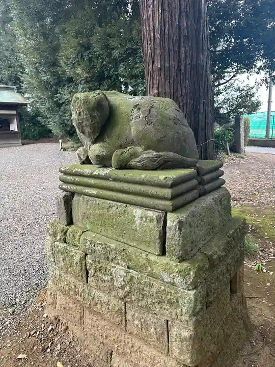 朝日森天満宮の狛犬