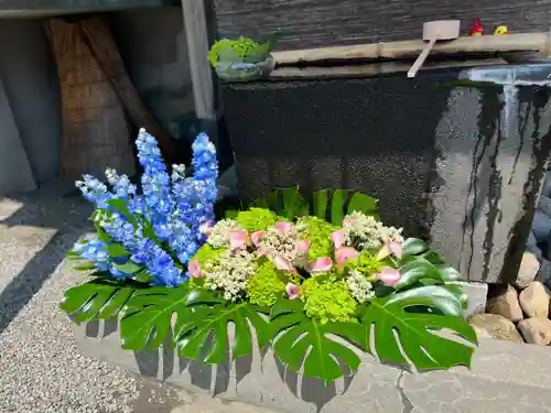 上尾御嶽神社の手水