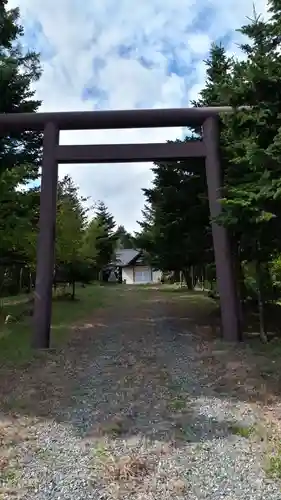 材木澤神社の鳥居