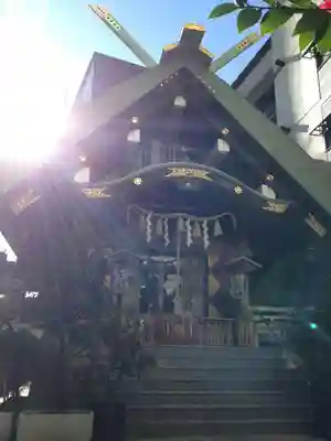 築土神社の本殿・本堂