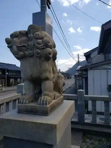 十二社神社の狛犬