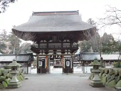 沙沙貴神社の山門