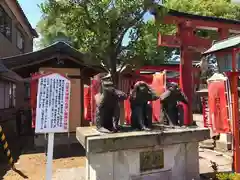 本折日吉神社の像