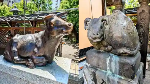 湯島天満宮の狛犬