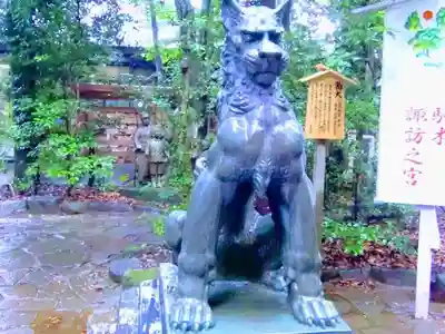 駒木諏訪神社の狛犬
