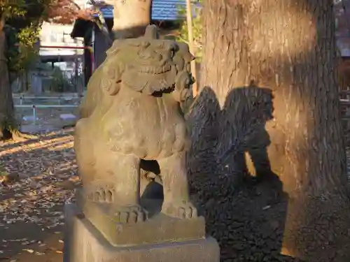 西向天神社の狛犬