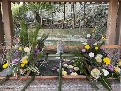 江島神社の手水舎