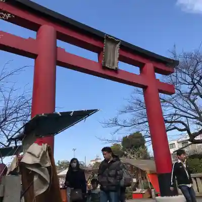 亀戸天神社の鳥居