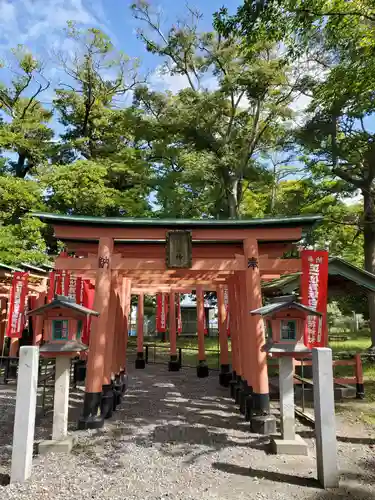 白王稲荷神社の鳥居