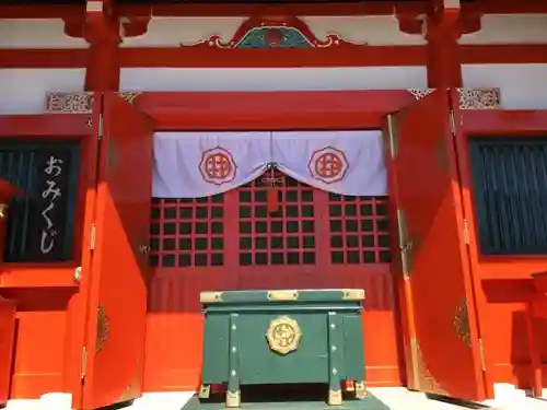 足利織姫神社の本殿