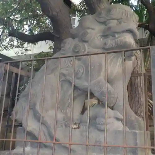 御田八幡神社の狛犬