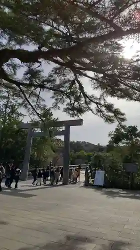 伊勢神宮内宮（皇大神宮）の鳥居