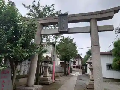 奥戸天祖神社の鳥居