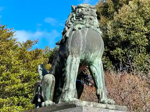 琴崎八幡宮の狛犬