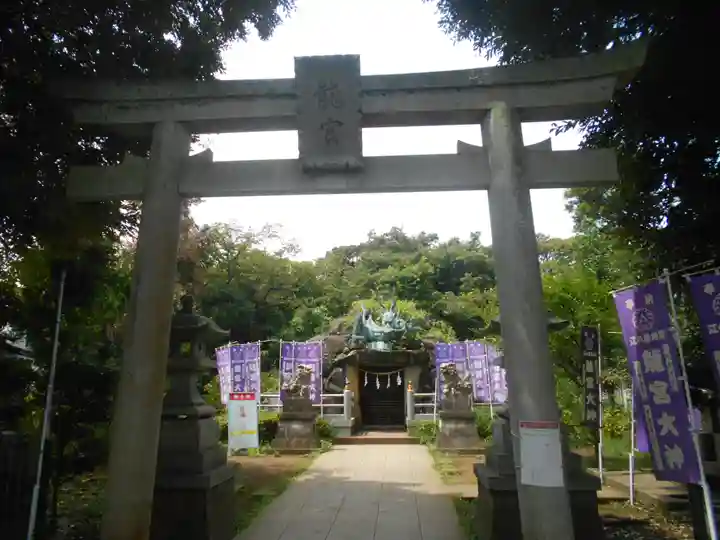 江島神社の鳥居