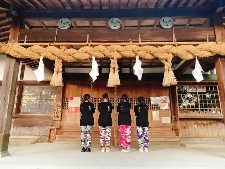 川田八幡神社の本殿・本堂