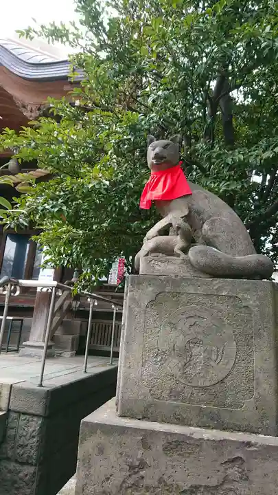 池尻稲荷神社の狛犬
