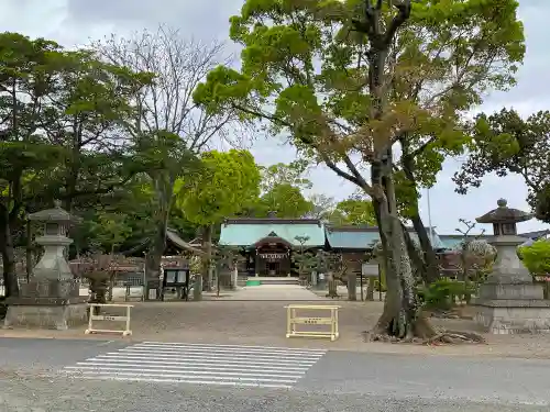 結城神社の庭園